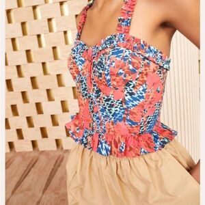 Ulla Johnson Alexandra Top Flamingo size 2 new with tags